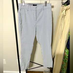 Jones New York Women's Striped Black and White Pants